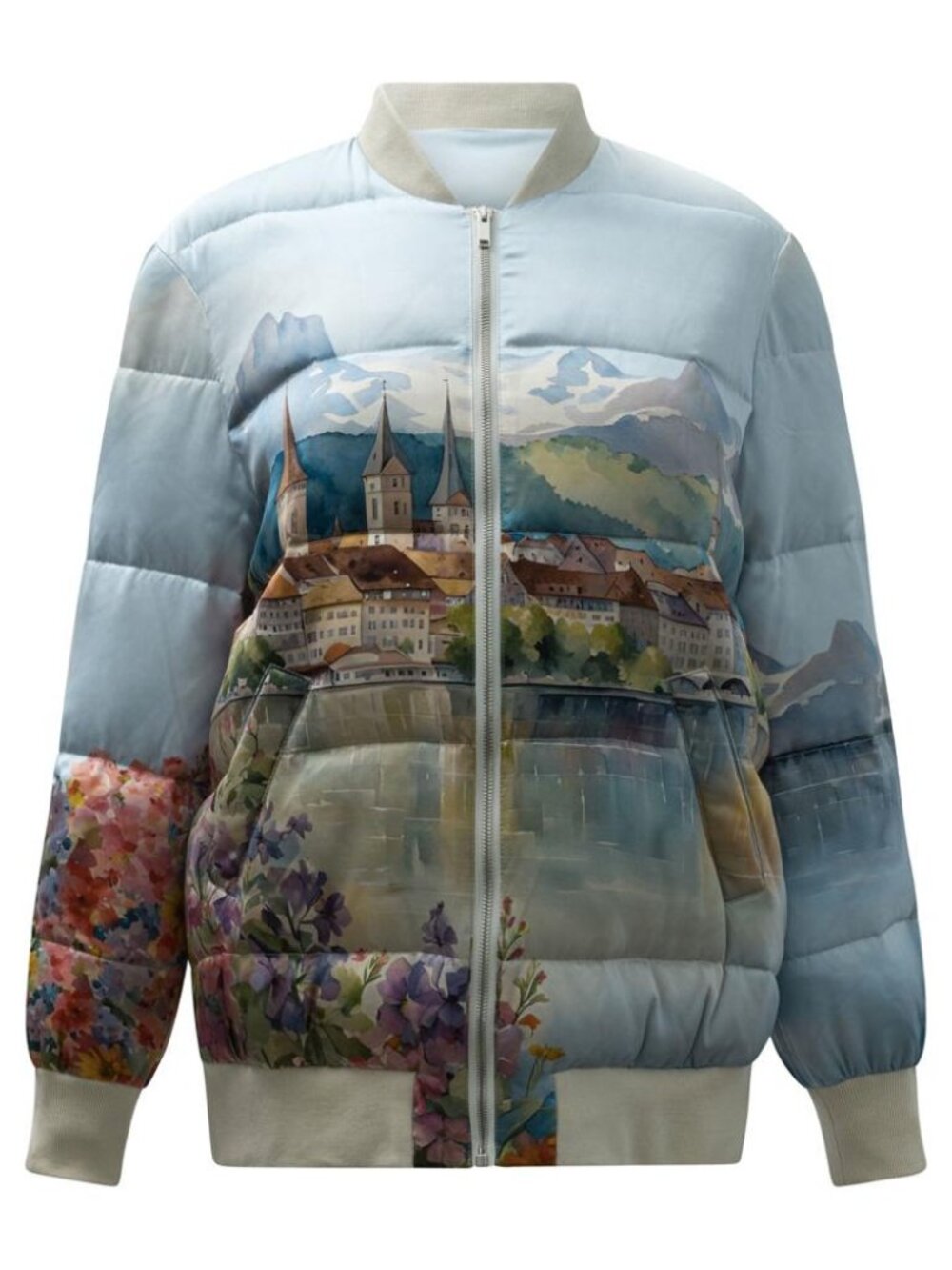 Sleep No More Luzern Bomber Jacket In Silk Tag Size S Women
